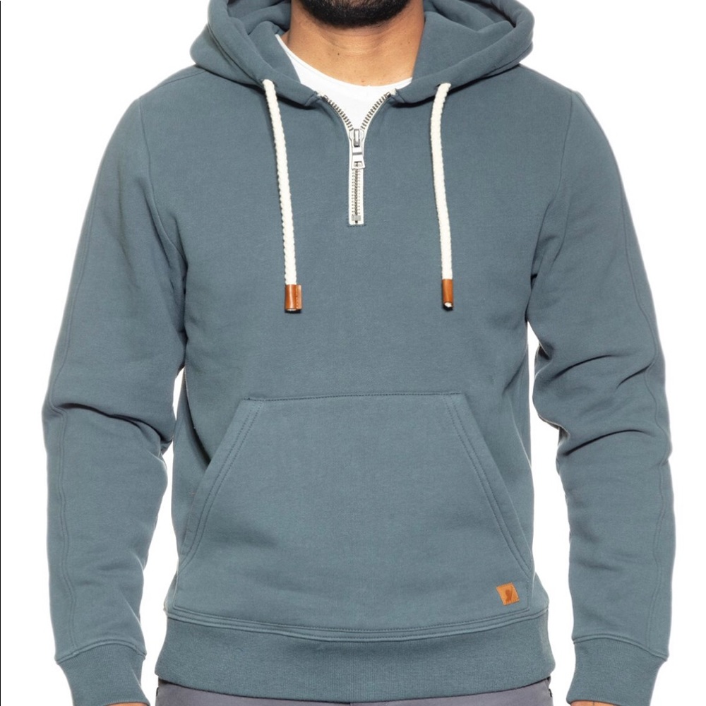 Fundamental Coast Ultimate Quarter Zip Fleece Hoodie Sweater